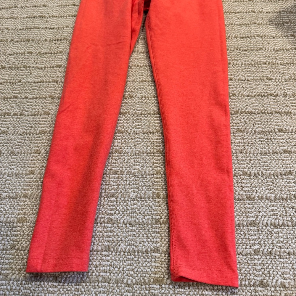 Beyond Yoga High-Waist Coral Red Leggings and tank set - Picture 5 of 9